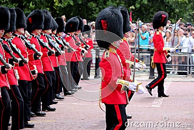 Trooping The Colour 2017 London England Watercolour Editorial Stock Photo