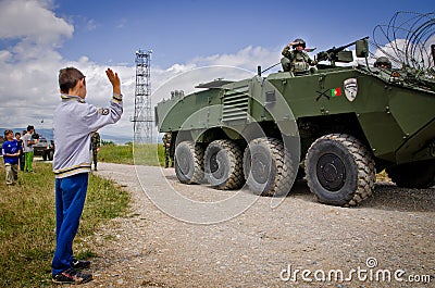 NATO troops ready for international deployment Editorial Stock Photo