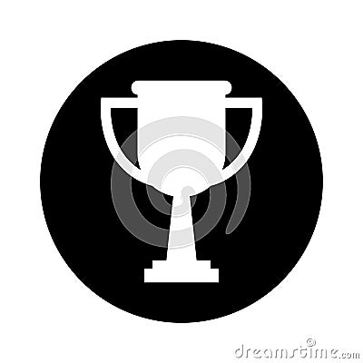 Trophy award isolated icon Vector Illustration