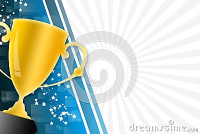 Trophy background Stock Photo