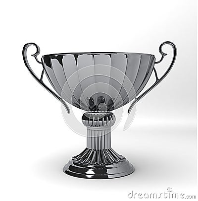 TROPHY CUP Silver Stock Photo