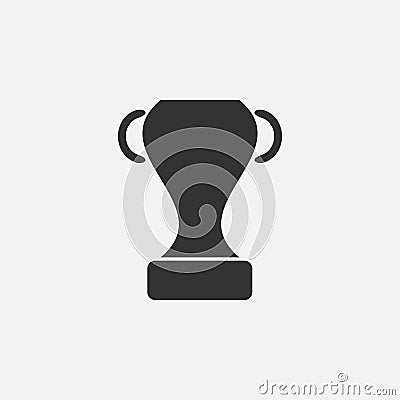Trophy icon, award, champion, sport Vector Illustration