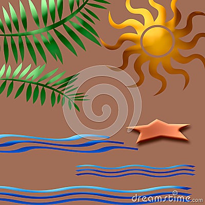 Tropic abstract Stock Photo