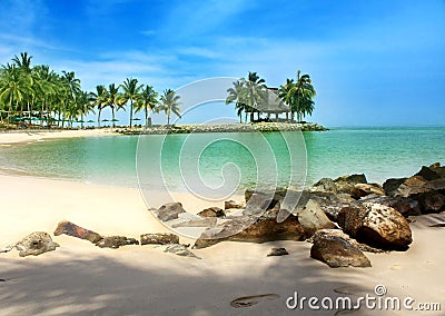 Tropical beach Stock Photo