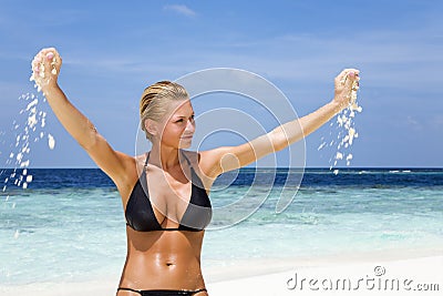 Tropical beach Stock Photo