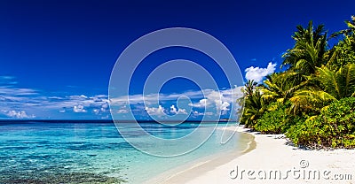 Tropical beach background Stock Photo