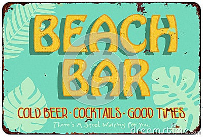 Beach Bar Stock Photo