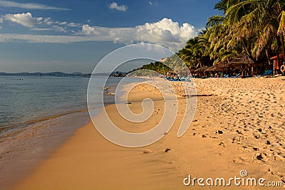 Tropical beach. Phu Quoc. Vietnam Editorial Stock Photo