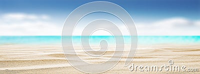 Tropical beach summer background Stock Photo