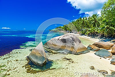 Tropical beaches on paradise island Stock Photo