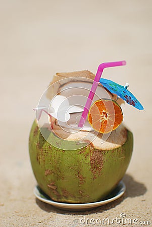 Tropical cocktail Stock Photo