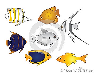 Tropical fish vector Vector Illustration