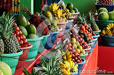 Tropical fruit Stock Photo