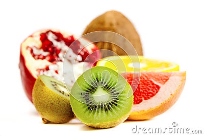 Tropical fruits Stock Photo