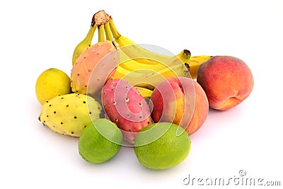 Tropical fruits Stock Photo