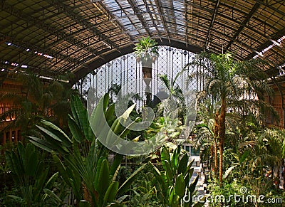 Tropical Green House Stock Photo