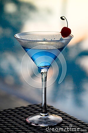 Tropical Martini Cocktail Stock Photo