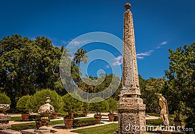 Tropical Obelisk Stock Photo