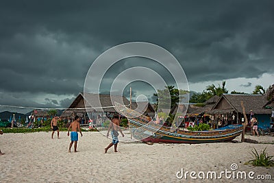 Tropical Phi Phi island in Land of smiles, Thailand Editorial Stock Photo