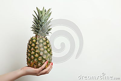 Tropical pineapple Stock Photo
