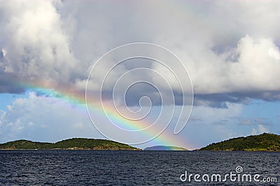 Tropical Rainbow Stock Photo