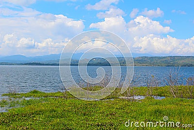 Tropical Reservoir Stock Photo