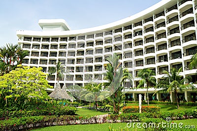 Tropical Resort Hotel 01 Stock Photo