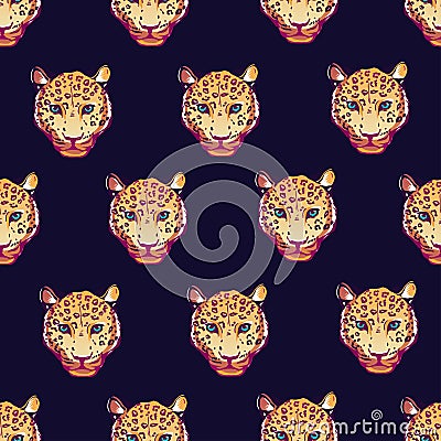 Tropical seamless pattern. Vector Illustration