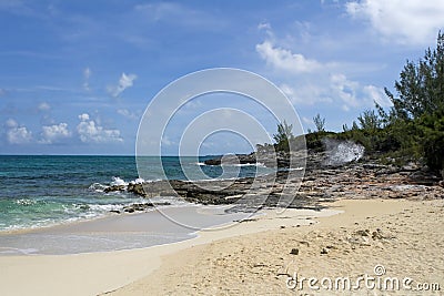 Tropical shoreline Stock Photo
