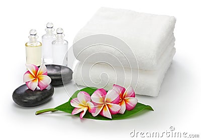 Tropical spa resort concept Stock Photo