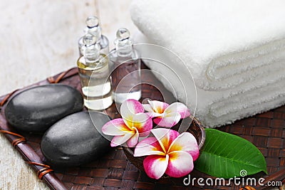 Tropical spa resort concept Stock Photo