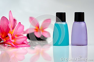 Tropical wellness spa & aromatherapy concept Stock Photo