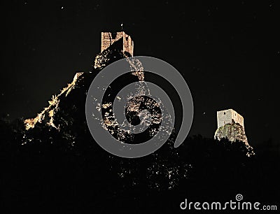 Trosky Castle Stock Photo