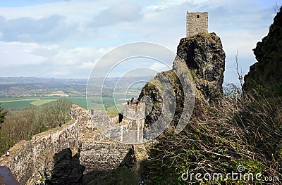 Trosky castle in Czech Republic Stock Photo