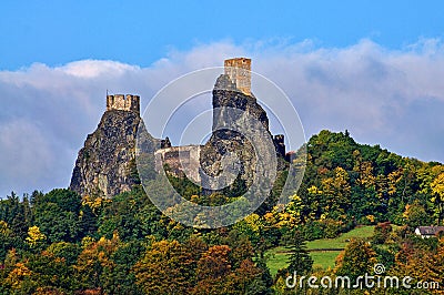 Trosky castle Stock Photo