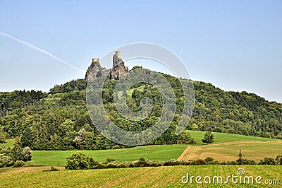 Trosky castle Stock Photo