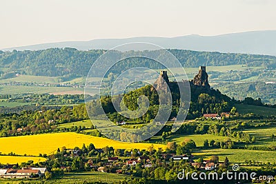 Trosky Castle Stock Photo