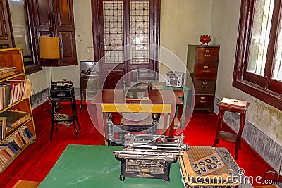Trotsky House Museum in Mexico City Editorial Stock Photo