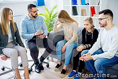 Troubled teen girl Stock Photo