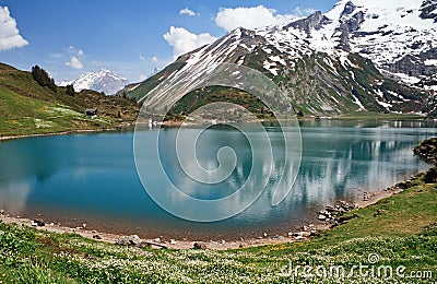 Alpine lake Stock Photo