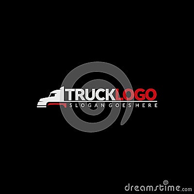 Truck abstract logo image Vector illustration. trucking business brand concept Vector Illustration