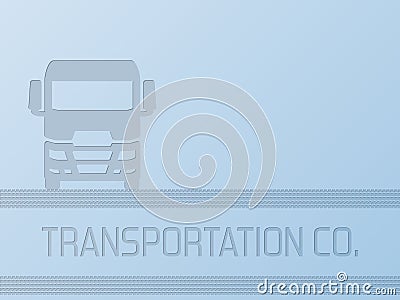 Truck advertisement background design Vector Illustration