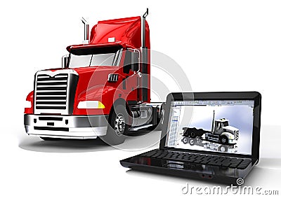 Truck development Stock Photo