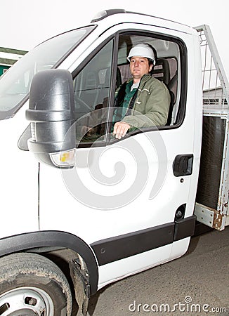 Truck driver Stock Photo