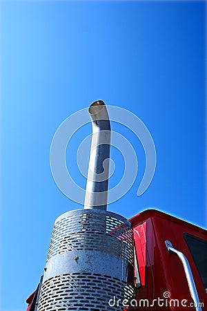 Truck Exhaust Pipe Stock Images - Image: 9219204