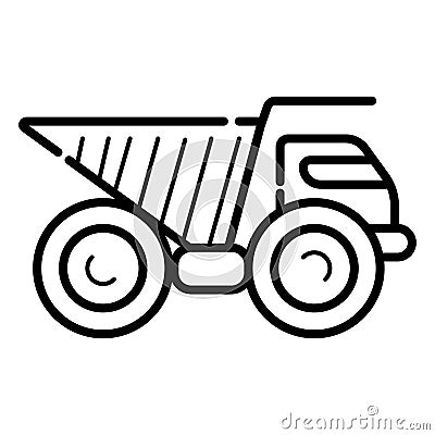 Truck icon Vector Cartoon Illustration