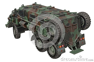 Truck military defense transportation Stock Photo