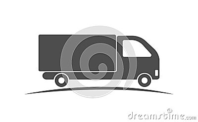 Truck road Vector Illustration