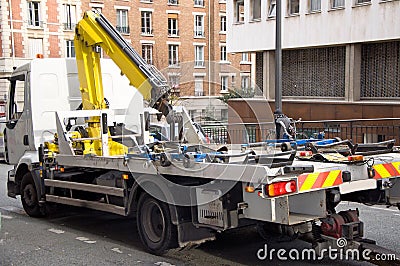 Truck wrecker Stock Photo