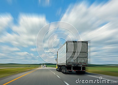 Trucking Stock Photo